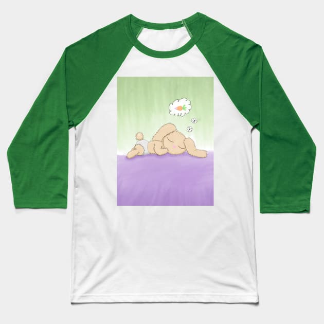 B. B. Bunny Sleeping Gender Neutral Baseball T-Shirt by Myowu